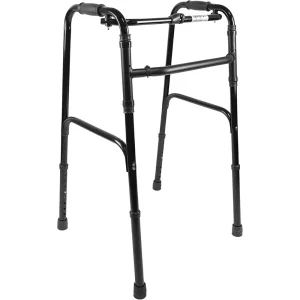 Andador para Adultos sin Ruedas (Color Negro), Tacataca para Ancianos de Aluminio | PEPE | P10012