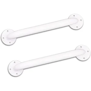 Asidero Baño 30 cm (x2 uds), Asa de Seguridad para Baño, Barra Baño Apoyo Blancas | PEPE | P30006