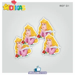 APLIQUES PEQUENOS - PRINCESA ARUROA