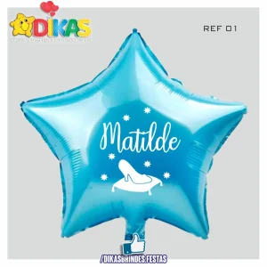 BALÃO FOIL PERSONALIZADO - CINDERELA