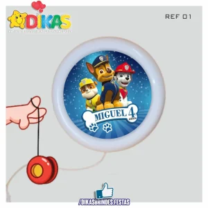 IOIÓ PERSONALIZADO - PATRULHA PATA