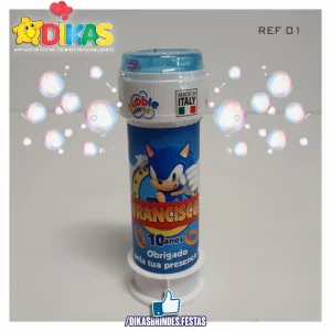 BOLHA DE SABÃO - SONIC
