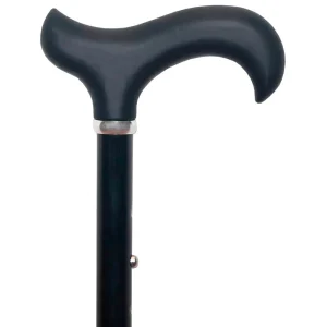 Bastón Extensible, Bastones para Andar Personas Mayores Negro Aluminio | KMINA | K10023