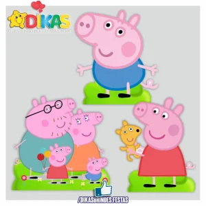 CENÁRIO PARA MESA - PORQUINHA PEPPA