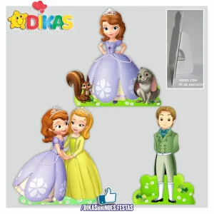 CENÁRIO PARA MESA - PRINCESA SOFIA