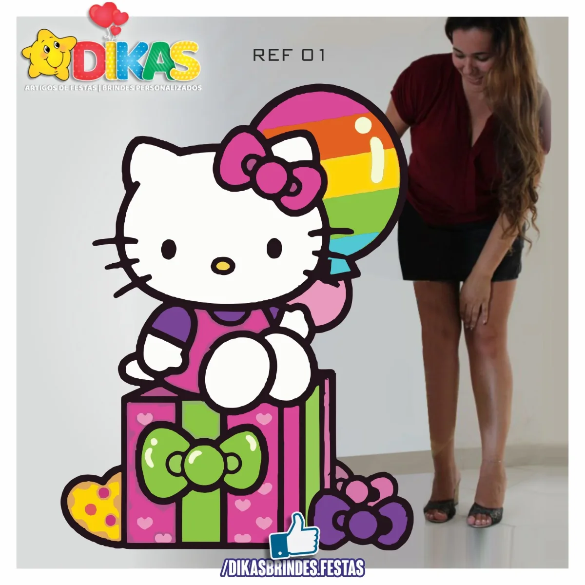 CENÁRIO DE CHÃO - HELLO KITTY