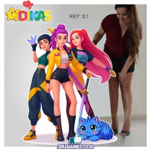 CENÁRIO DE CHÃO - Guerreiras do K-POP