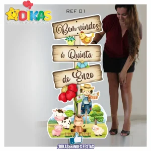 CENÁRIO DE CHÃO - ANIMAIS DA QUINTA