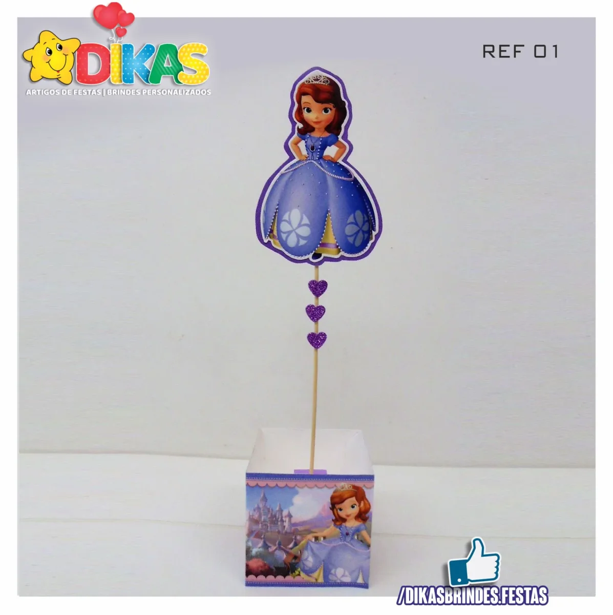 CENTRO DE MESA ARTESANAL - PRINCESA SOFIA