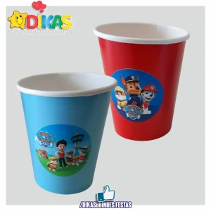COPO EM PAPEL 20cl - PATRULHA PATA