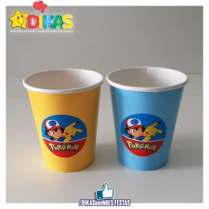 COPO EM PAPEL 20cl - POKÉMON