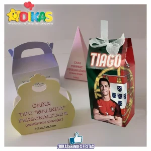 CAIXAS PERSONALIZADAS PARA BRINDES - FUTEBOL