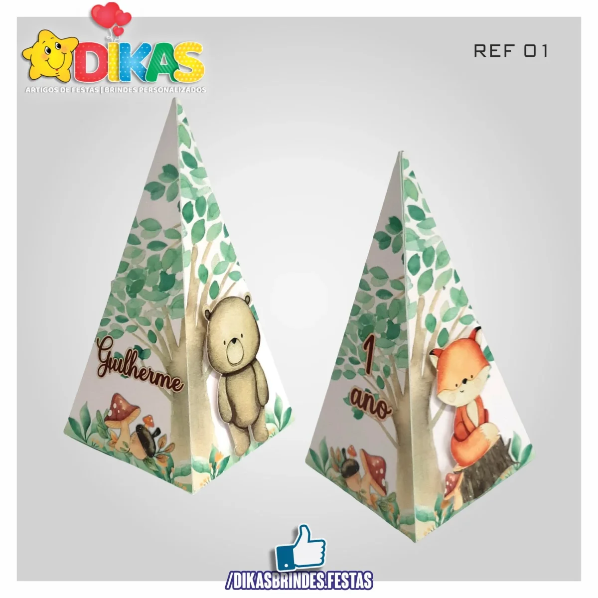 CAIXAS PERSONALIZADAS PARA BRINDES - ANIMAIS DA SELVA - Image 7