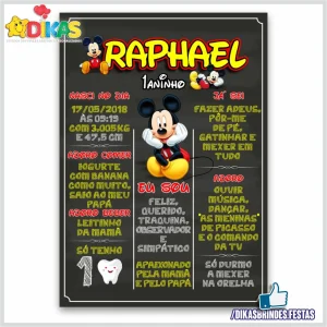 QUADRO MEU PERFIL - MICKEY