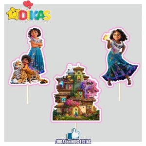 FIGURAS DECORATIVAS PARA BOLO - ENCANTO