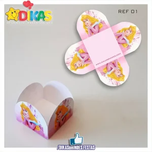 PORTA-FORMINHAS TEMÁTICAS  - PRINCESA AURORA