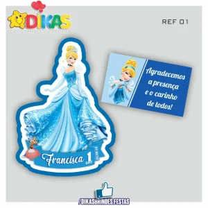 IMAN ARTESANAL PERSONALIZADO - CINDERELA