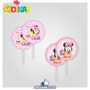 TOPPERS SIMPLES - MINNIE BABY