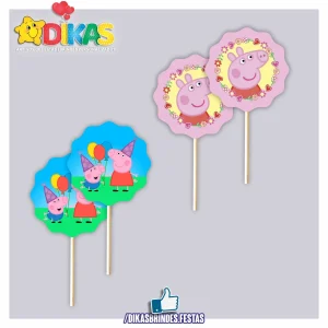 TOPPERS SIMPLES - PORQUINHA PEPPA