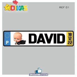 MATRICULA PERSONALIZADA - BOSS BABY