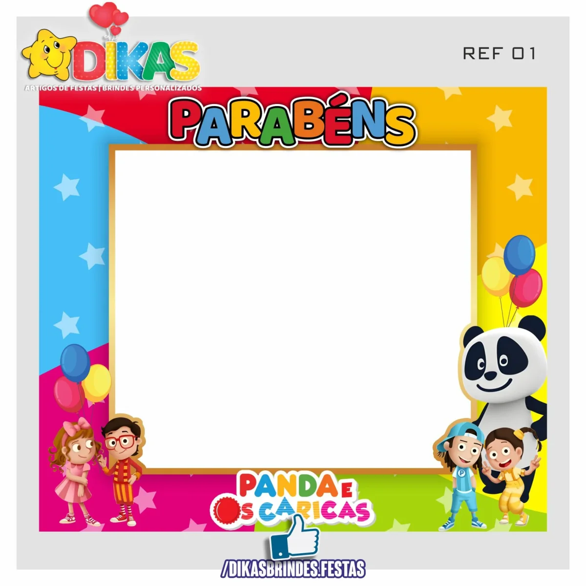 MOLDURA PARA FOTOS - PANDA E OS CARICAS - Image 2