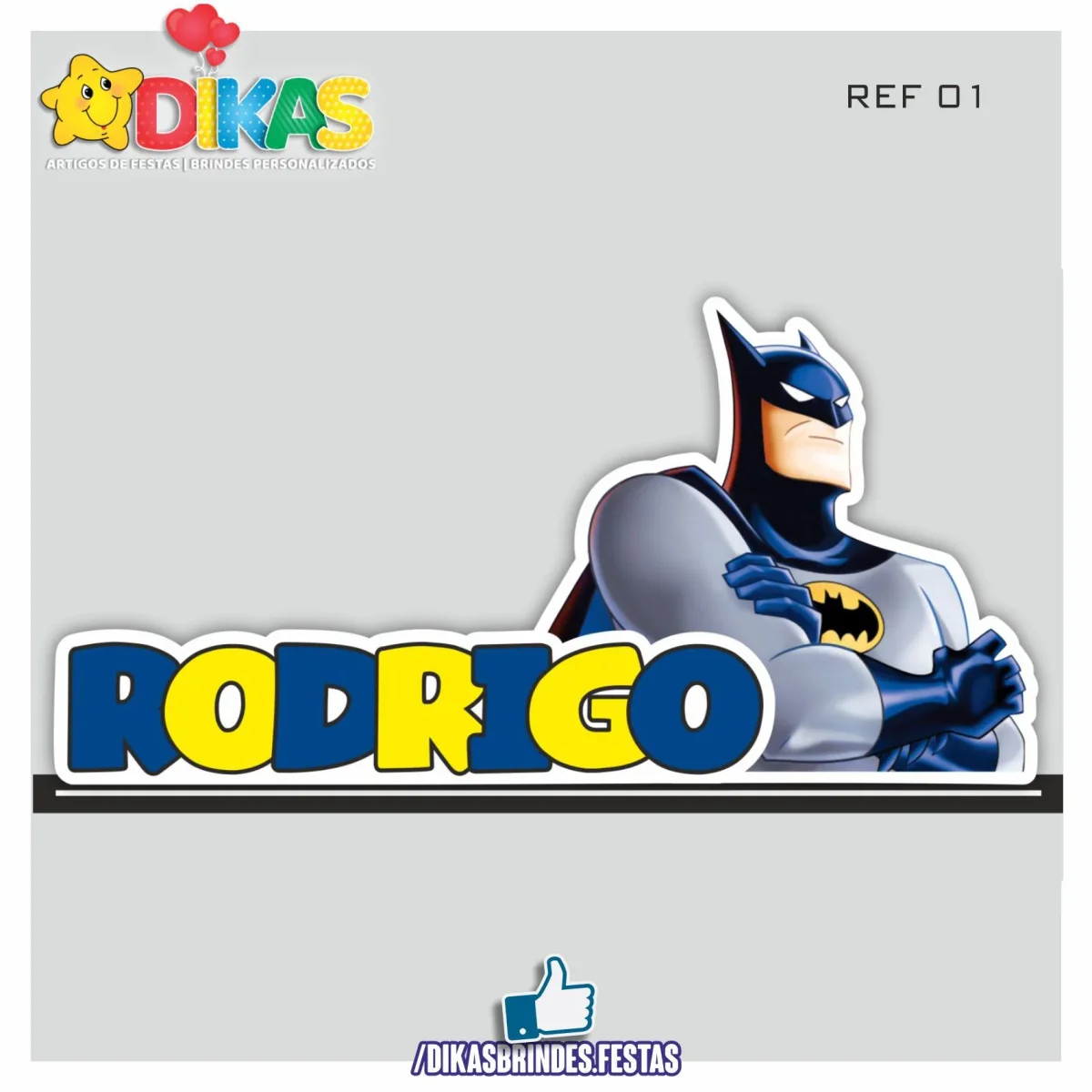 NOME DECORATIVO - BATMAN - Image 2