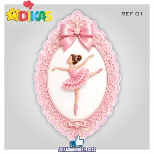 PLACAR DE PAREDE - BAILARINA