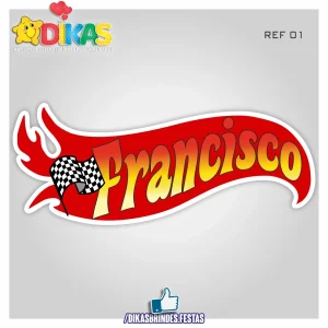 PLACAR DE PAREDE - HOTWHEELS