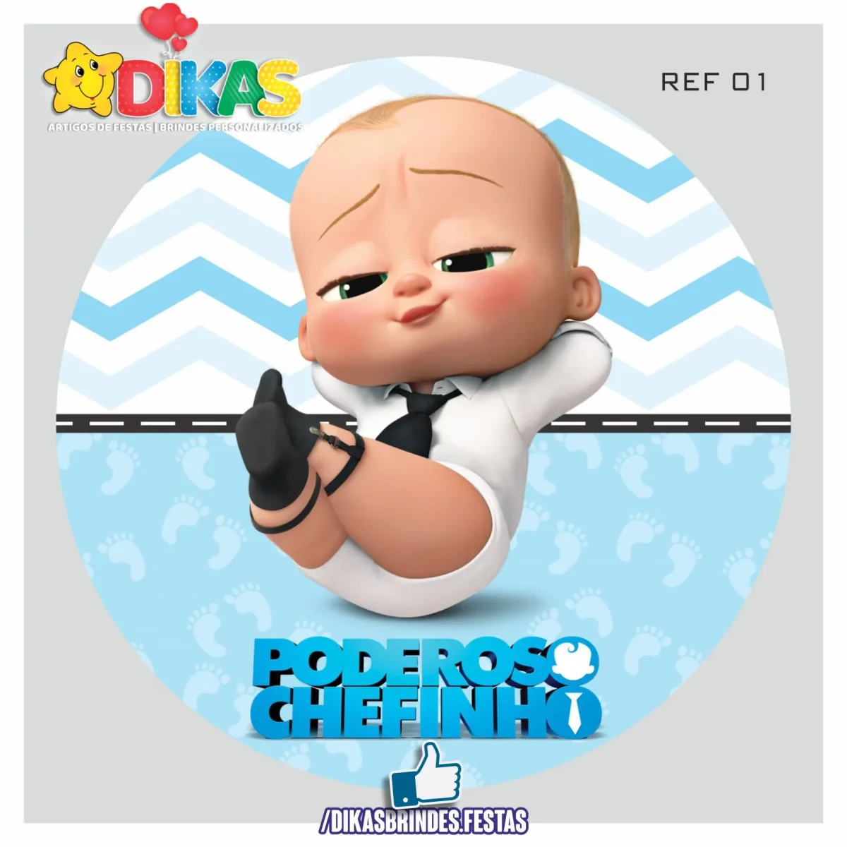 PAINEL CENÁRIO REDONDO - BOSS BABY - Image 2