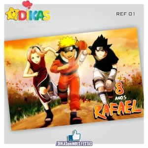 PAINEL TEMÁTICO E/OU PERSONALIZADO - NARUTO