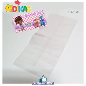 SACO PRENDA C/ TAG (6unid.) - DOUTORA BRINQUEDOS