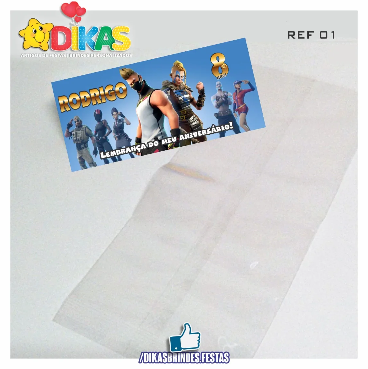 SACO PRENDA C/ TAG PERSONALIZADO - FORTNITE - Image 2