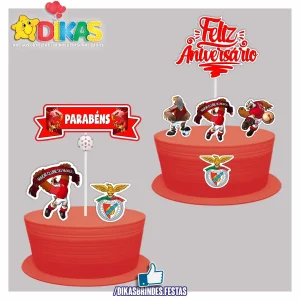 TOPO DE BOLO - FUTEBOL BENFICA