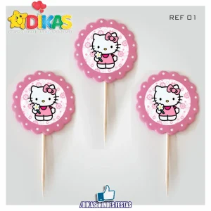 TOPPERS ARTESANAL - HELLO KITTY