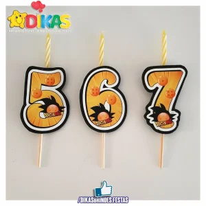 VELA ARTESANAL - DRAGON BALL