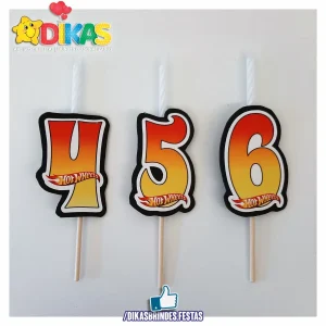 VELA ARTESANAL - HOTWHEELS