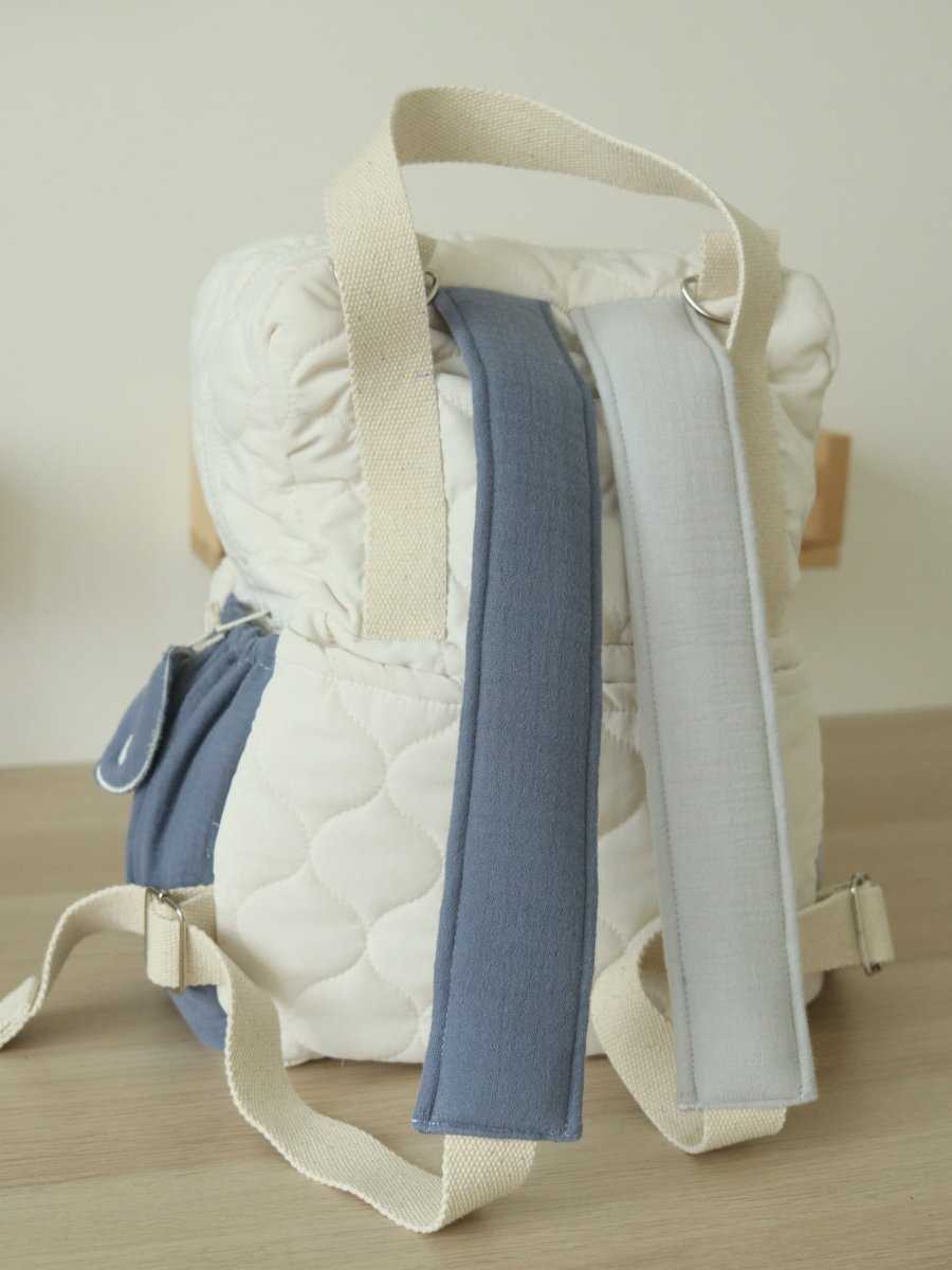 MOCHILA PASSEIO azul/cinza - Image 3