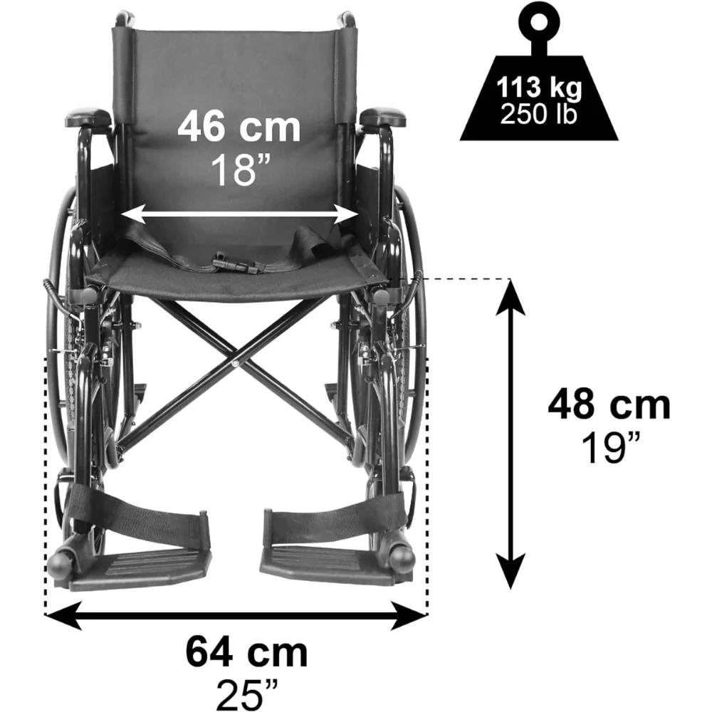 Alquiler Mensual - Silla de Ruedas Plegable Autopropulsable | PEPE - Image 4